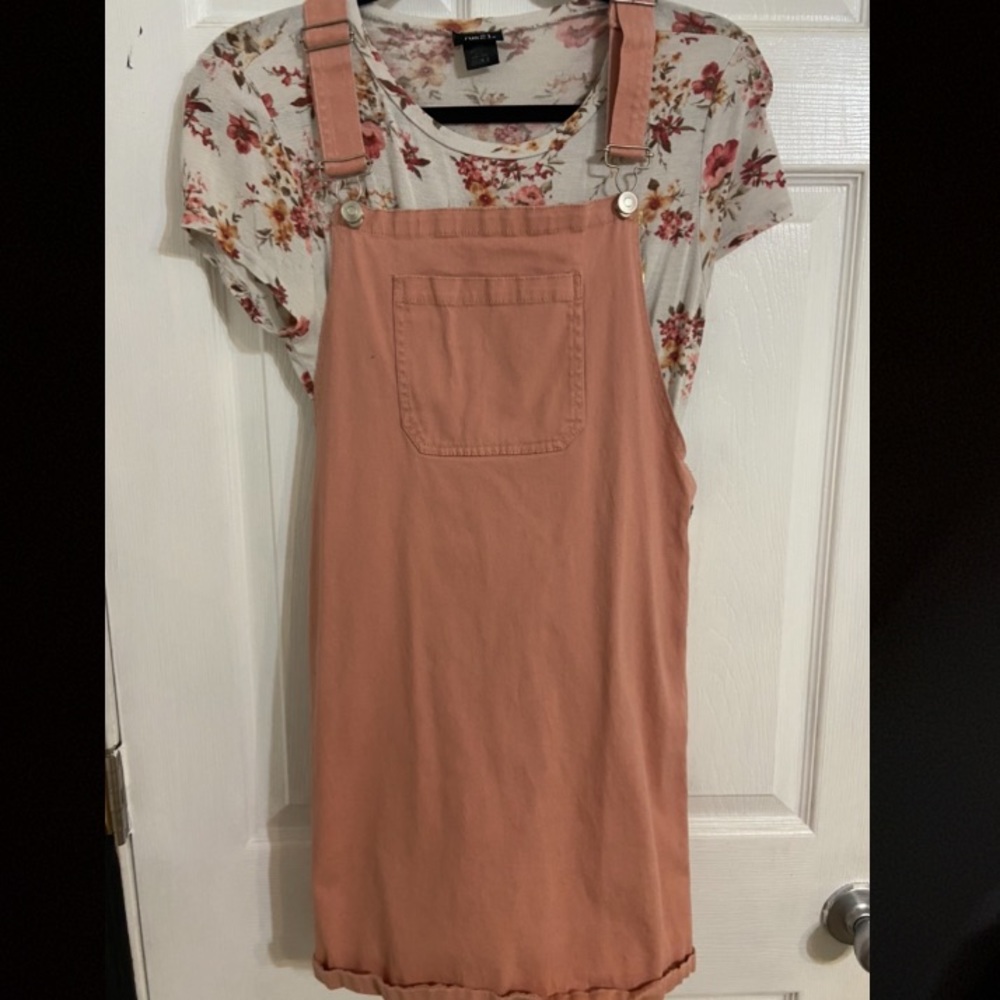 Pink overalls